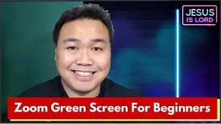 Zoom Green Screen or Background Setup For Beginners