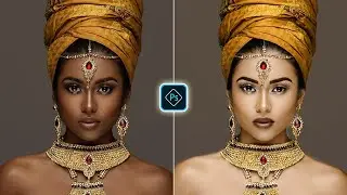 How To Change Skin Color from Dark To Light Photo Retouching Photoshop CC Tutorial