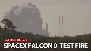 Watch live: SpaceX test fires Falcon 9 rocket that suffered water intrusion