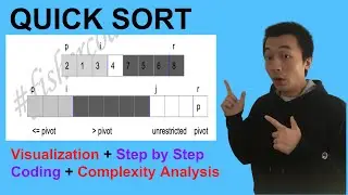 Quick Sort - Step by Step Coding + Time and Space Complexity - CS Lecture Ep 7