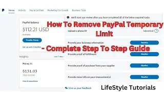 How To Remove PayPal Temporary Limit - Complete Step To Step Guide