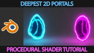 Procedural portal shader in Blender - TUTORIAL