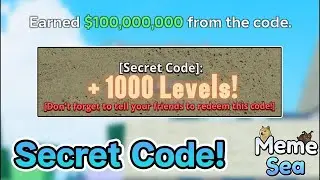 This *NEW* Top Secret Code In Meme Sea Gives....