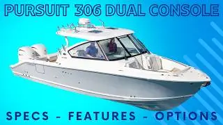 The Newest Dual Console By Pursuit Boats - 2024 Pursuit DC 306 Dual Console Walkthrough Review