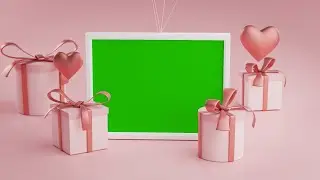 Happy Valentine's Day | Green Screen | Photo Frame