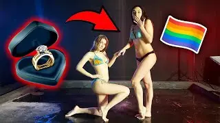 ЛЕСБИЯНКА ЛИДА СДЕЛАЛА ПРЕДЛОЖЕНИЕ СВОЕЙ ДЕВУШКЕ МЕЛИССЕ за 24 ЧАСА!