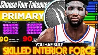 🚨New🚨 Skilled Interior Force Best Post Scorer Build & Best Center Badges Joel Embiid Build NBA 2K21