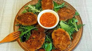 Вкусные постные котлеты. Никто не догадается из чего они!