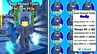 I GOT FIRST SWAT MUTANT TOILET IN THE GAME! 🔥 NEW EPISODE 77 UPDATE 😱 - Toilet Tower Defense