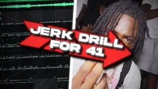 How to make FIRE Jerk Drill beats for 41 | FL STUDIO TUTORIAL 2025