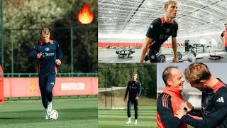 Hojlund crazy return 🔥, Carrington training ahead of Manchester united vs Liverpool