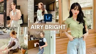 Airy Bright Lightroom Presets Free DNG | Free Lightroom Mobile Presets | Aesthetic Lightroom Presets