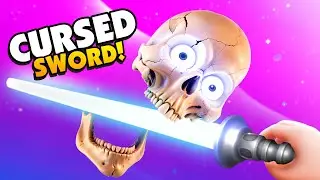 I Used A MAGIC SWORD To Attack My SKULL Friend in VR!