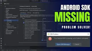 Android SDK cannot be at the filesystem root | Android SDK Missing SOLVED!