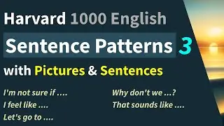 1000 English Universal Sentence Patterns, English listening and speaking exercises, English Thinking