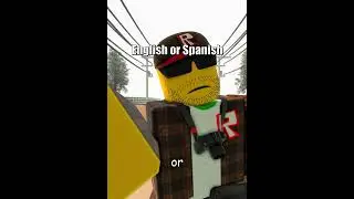 English or Spanish 🗣🔥🔥 | #RobloxAnimation #shorts #short #memes #roblox