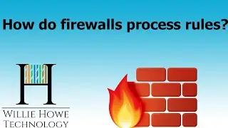 How do firewalls process rules?