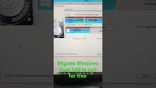 migrate windows from HDD to SSD for free