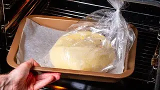 I don’t buy bread anymore! Bake it in a bag. The simplest dough recipe!