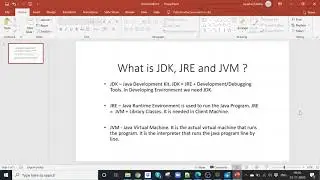 Basics of Java   JDK, JRE and JVM