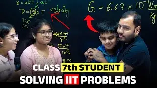 This class 7th KID is Answering IIT Questions 😱 | 🔴 Live with Alakh sir