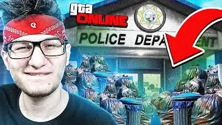 ПРИВЕЗЛИ МУСОР ВСЕЙ БАНДОЙ КОПАМ В ГТА 5 РП РАДМИР / GTA 5 RP RADMIR