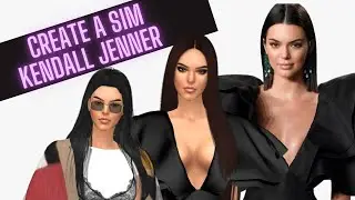 Sims 4| CAS - Kendall Jenner  + CC Folder + Sim Download