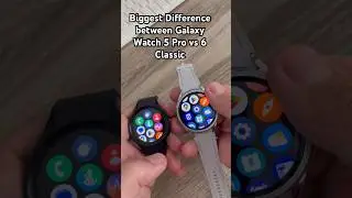 Biggest difference between Samsung Galaxy Watch 5 Pro and 6 Classic 