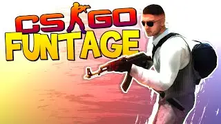 CS:GO FUNTAGE! - Crazy Noscopes, Bottle Kill & Hand-Offs!