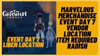 Genshin Impact - Marvelous Merchandise Event - Day 7  - Item required - Radish