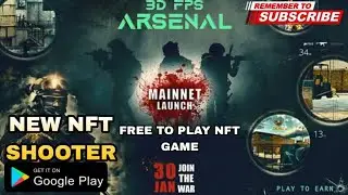 Arsenal 3D FPS gameplay - is a new NFT shooter on the BNB Chain blockchain. Play to earn crypto