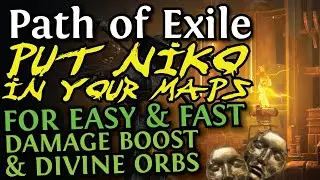 [POE 2023] FREE DIVINE ORBS & BIG DAMAGE BOOST WITH NIKO IN YOUR MAPS | FOR JUST FEW ATLAS NODES