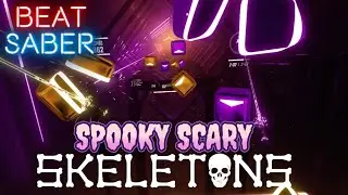 Spooky Scary Skeletons (Kasger DnB Remix) | Beat Saber - Wicked Beats - VR (Full Combo)