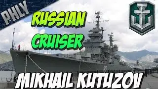 World Of Warships NEW - RUSSIAN CRUISER Mikhail Kutuzov GAMEPLAY