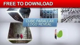 Cube Parallax Logo Reveal | After Effects Template | Free Download