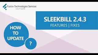 How to Update Sleekbill to Latest Version 2 4 3 - Fusion Technologies