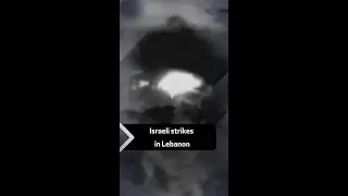 Israeli army footage of strikes in Lebanon