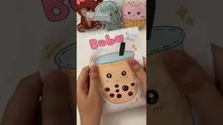 Boba tea blindbag🧋#blindbag #paperdiy #diy #papercraft #papersquishy #shorts