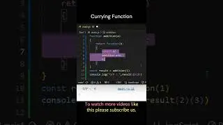Interview Challenge # 88 || How to design infinite parameterized currying function in JS 