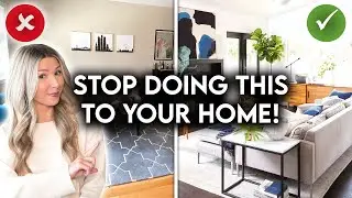 10 REASONS YOUR HOME LOOKS CHEAP | INTERIOR DESIGN MISTAKES