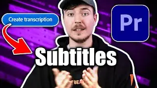 Adding Automatic Captions in Adobe Premiere Pro