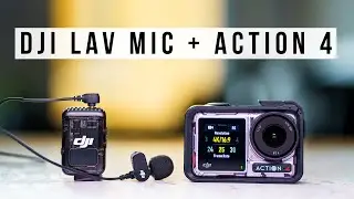 DJI Lav Mic on the Action 4