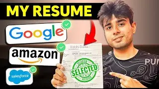 The Resume That Got me into Google , Amazon , Salesforce! Software Engineer Resume Tips |