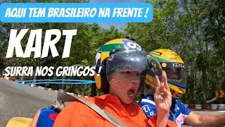 Dei um pau nos gringos! Kart na Tailândia 🇹🇭 #thailand #gokart #vlog