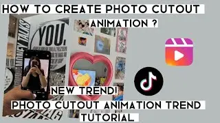 How to create photo cutout animation trend | Photo cutout animation trend tutorial | New trend 2022