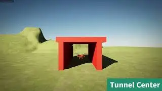 Visually guided tunnel navigation