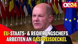 EU-Staats- & Regierungschefs arbeiten an Gaspreisdeckel
