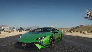 4K60FPS Next-Gen Graphics Desert Rider ft.Lamborghini Huracan Tecnica 2023 - Gta5 Mods