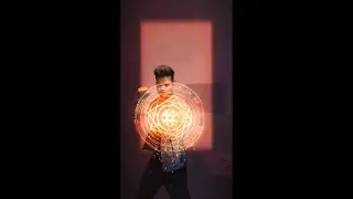 Superhero landing + Dr. Strange Portal + Shield  #shorts #vfx