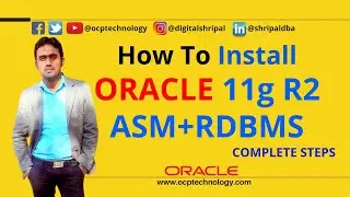 How to install Grid infrastructure ASM with RDBMS in ORACLE 11g R2 ✓ | 100% working